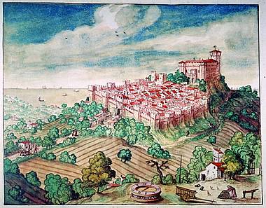 F. Mingucci il borgo di Gradara nel 1626